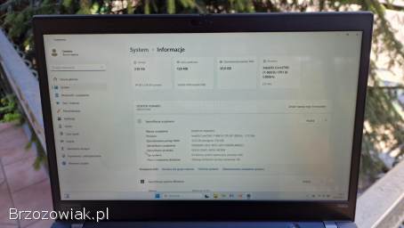 Lenovo ThinkPad T490s i7-8665U 32GB Ram Dysk SSD Ekran dotykowy Win11