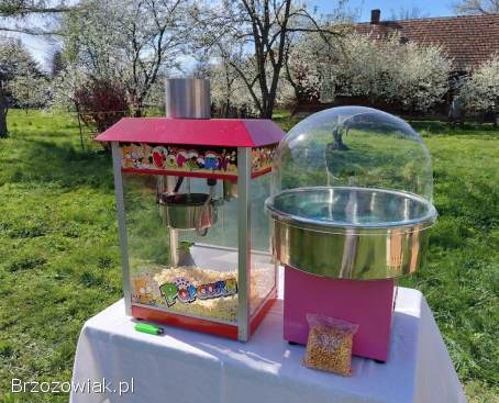 Dmuchaniec,  dmuchana zjeżdżalnia,  wynajem dmuchańca,  popcorn,  wata,  bańki mydlane