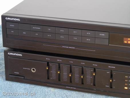 Wzmacniacz z korektorem i Tuner Grundig Vintage.  DOSTAWA