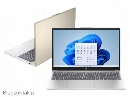 Laptop HP 15-fd0350nw Intel Core i3-N305 8GB 512GB SSD 15.  6 Win 11 Złoty
