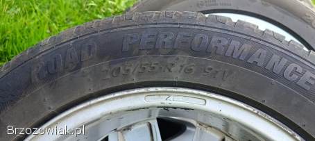 Felgi aluminiowe 16 cali z oponami letnim kormoran