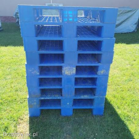 Palety Plastikowe Solidne Grube 1200x1000x150mm I 1200x800x1230mm