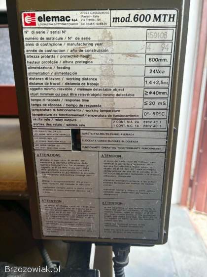Sprzedam prasę hydrauliczną Atom HS588