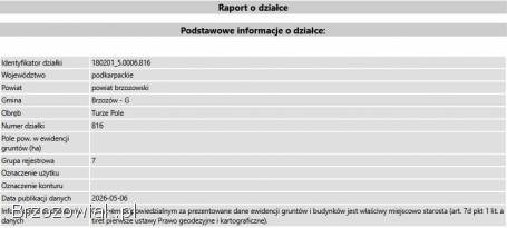 Sprzedam działkę zalesioną