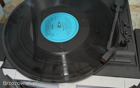 Karcher Wieża Stereo Tuner FM Srebrny CD Kaseta Winyl