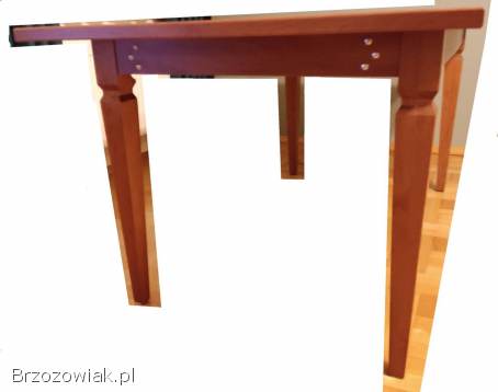 Stół,  duży 90x172-213 cm,  rozkładany na szynach,  solidny,  firmy BRW,  stan ideał