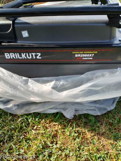 NOWY agregat prądotworczy 7,  3-kW,  3 fazowy BRILKUTZ BR 2980XZ