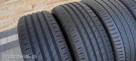 215/60r16 CONTINENTAL / KUMHO,  7-8mm,  jak nowe,  4 opony 16 cali,  2024