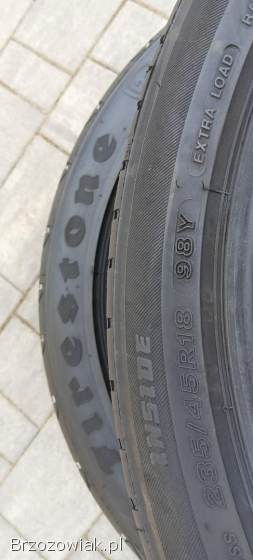 235/45r18 FIRESTONE,  2 opony 18 cali,  8mm DEMO,