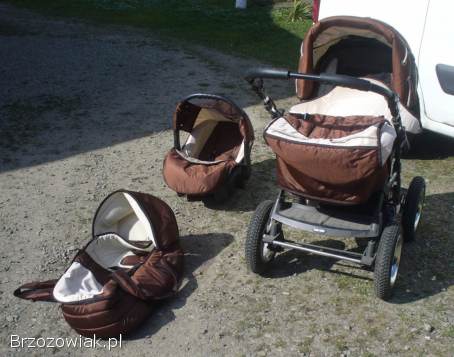 Wózek dziecięcy spacerowy,  nosidełko,  gondola -  Besko