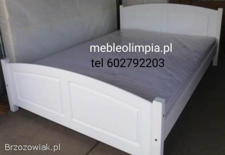 Łóżko 120x200 z drewna sosnowego z materacem nowe
