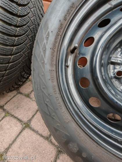 4 opony zimowe z felgami Nexen 205/60/R16 4 szt Jak Nowe