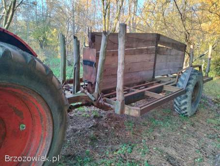 MTZ82 z przyczepą