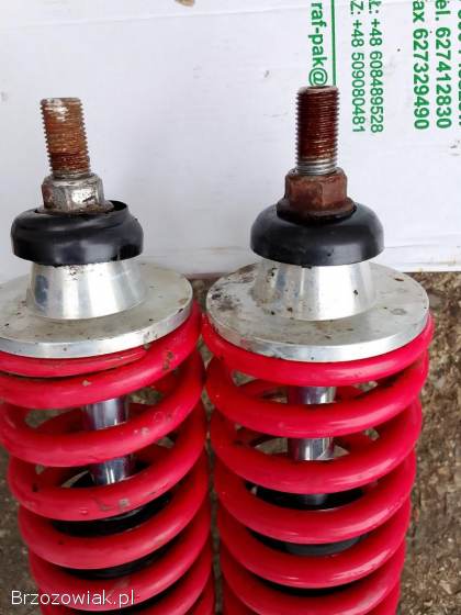 Przednie Amortyzatory Sprezyny gwintowane golf 4 audi a3 bora seat leon 1 toledo