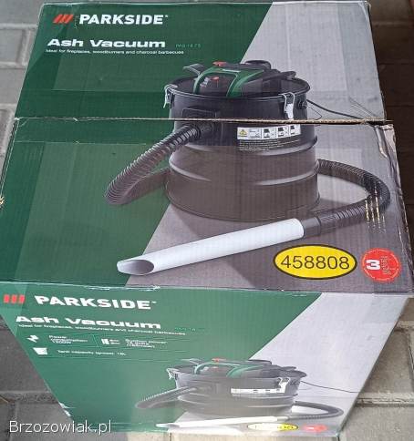 Odkurzacz do popiołu Parkside PAS 18 F5 o mocy 1200 W!  NOWE!