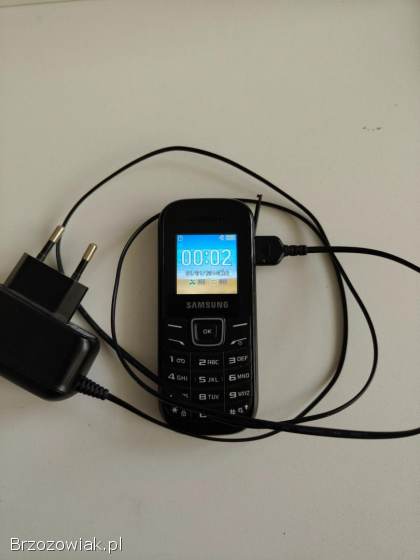 Telefon Samsung GT-E1200R z ładowarką.