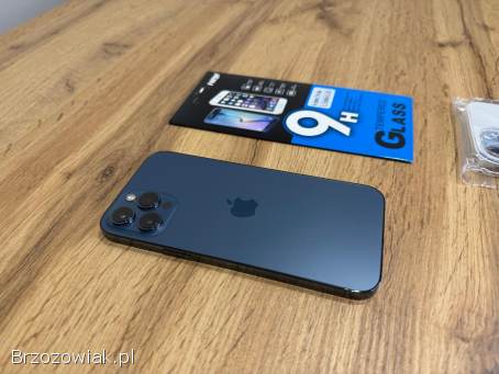 Okazja!  Iphone 12 Pro Max Pacific Blue!  Super Stan!  Bateria 100!