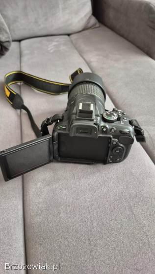 Nikon D5200 + Nikkor 18-105 VR – komplet,  stan jak nowy,  mało używany