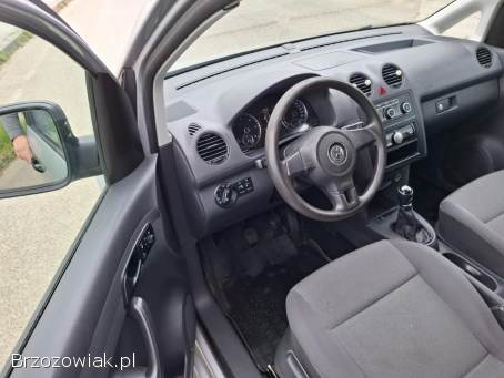 Volkswagen Caddy Lift 2.  0 TDI 110KM 2014r Napęd 4x4 Klima 6 Bieg Hak!