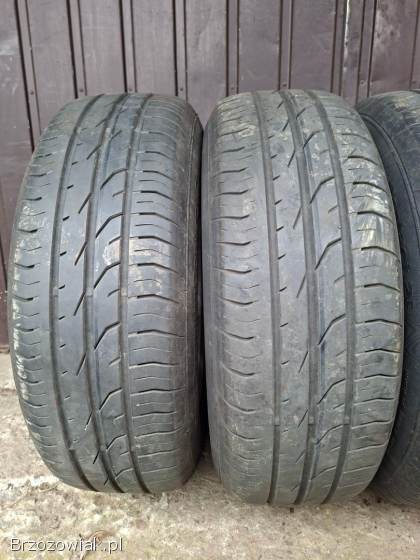 Koła felgi aluminiowe alufelgi BORBET 15 5x112 opony Continental 195/65R15 7 mm