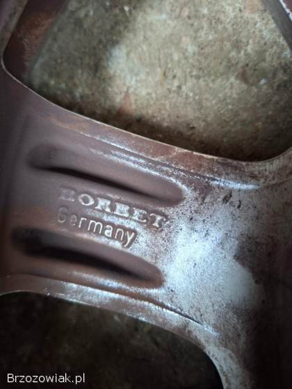 Koła felgi aluminiowe alufelgi BORBET 15 5x112 opony Continental 195/65R15 7 mm