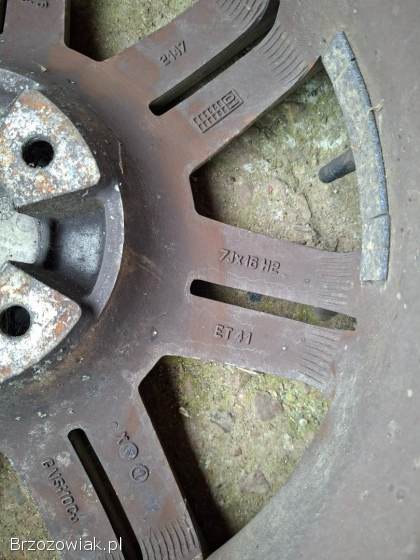 Koła felgi aluminiowe alufelgi FIAT 16 4x98 ET41 58.  1 opony MICHELIN 205/65R16