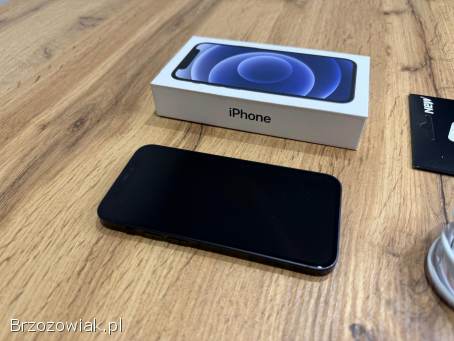 Okazja!  Iphone 12 Mini Midnight!  Super Stan!  Gwarancja!  Bateria 100!