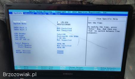 Laptop Samsung NP350E7C 17.  3 Pentium B980
