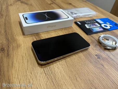 Okazja!  Iphone 14 Pro Srebrny/Biały!  Gwarancja!  Bateria 100!  Super Stan!