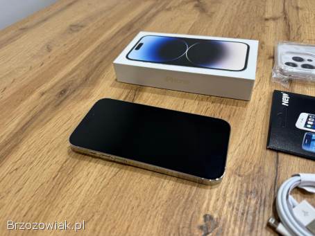 Okazja!  Iphone 14 Pro Srebrny/Biały!  Gwarancja!  Bateria 100!  Super Stan!