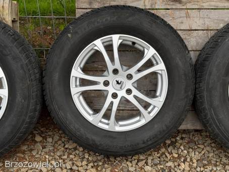 Koła 5x114,  3 R16 ET45 6,  5J 74,  1 mm + 215/70 Hankook 2019 r.  5,  5/6 mm
