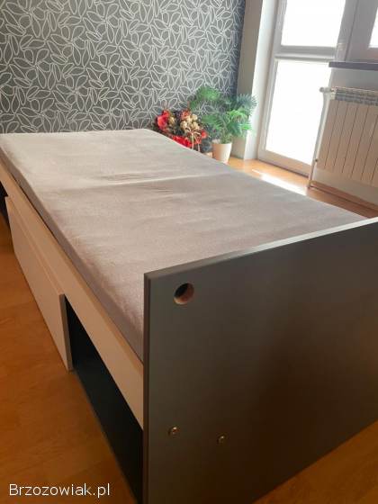 Łóżko + materac 90x200