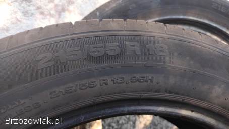 Sprzedam opony letnie Continental 215/55 R18 -  3 sztuki.