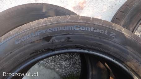 Sprzedam opony letnie Continental 215/55 R18 -  3 sztuki.
