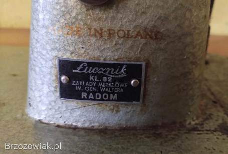 Stara maszyna do szycia Łucznik Radom – metalowa,  PRL,  vintage