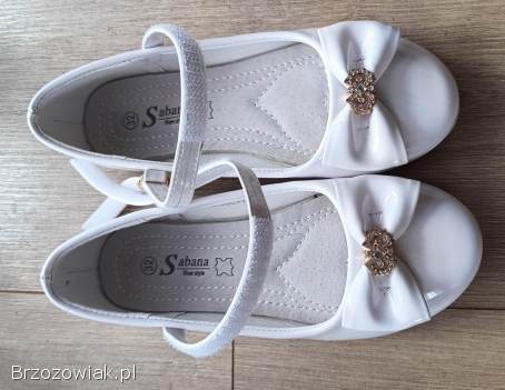 Alba Komunijna dla dziewczynki,  2x buty,  torebka,  wianek komplet