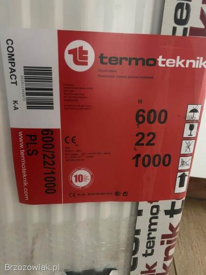 Karoryfer nieużywany TermoTeknik 600x1000x22