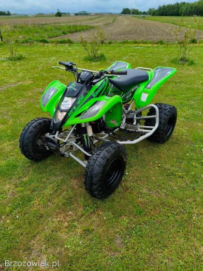 Kawasaki kfx 400 2006r z homologacją
