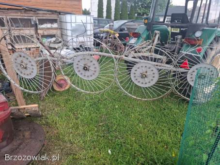Zgrabiarka przetrząsarka 4 gwiazdowa zawieszana
