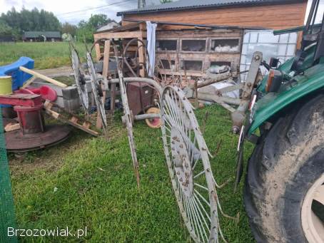 Zgrabiarka przetrząsarka 4 gwiazdowa zawieszana