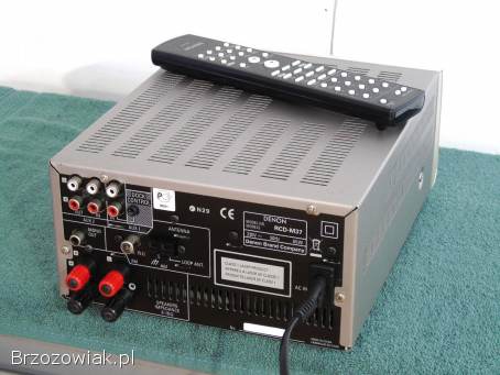 Śliczna wieża Denon RCD-M37 pilot USB mp3 CD Rds AUX sprawna.  DOSTAWA