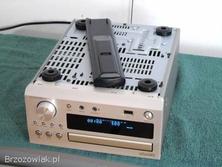Śliczna wieża Denon RCD-M37 pilot USB mp3 CD Rds AUX sprawna.  DOSTAWA