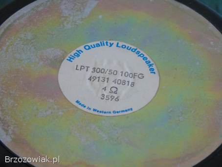 Głośnik basowy 30 cm sprawny.  WYSYŁKA.