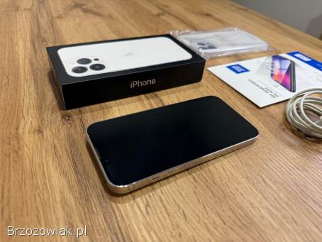 Okazja!  Iphone 13 Pro Biały/Srebrny!  Bateria 100 Gwarancja!  Super Stan!