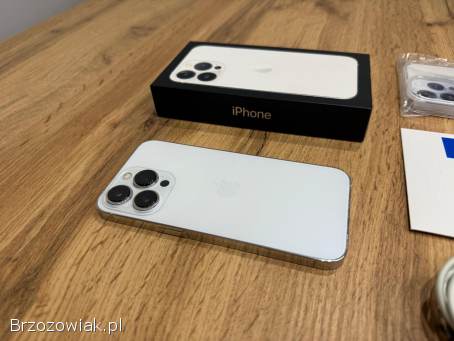 Okazja!  Iphone 13 Pro Biały/Srebrny!  Bateria 100 Gwarancja!  Super Stan!