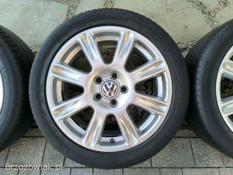 Alufelgi 17 5x112 opony letnie 225/45R17 ori VW pasujące do Audi Seat Skoda