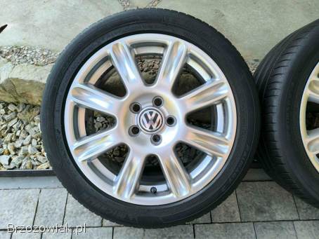 Alufelgi 17 5x112 opony letnie 225/45R17 ori VW pasujące do Audi Seat Skoda