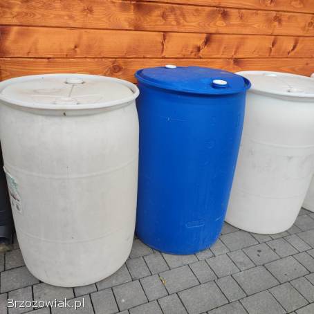 Beczki plastikowe na wodę czyste 200 L