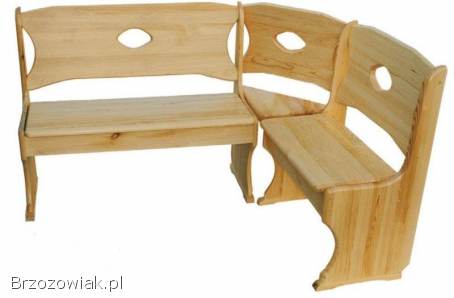 Narożnik kuchenny + stół drewno sosnowe