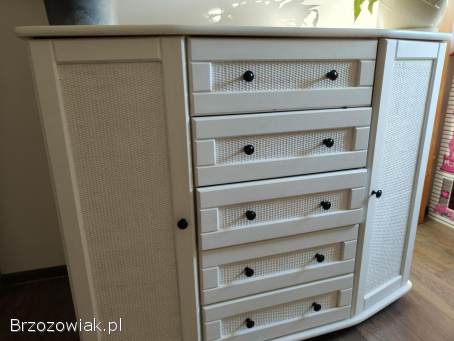Komoda drewniana Sosna Ratan